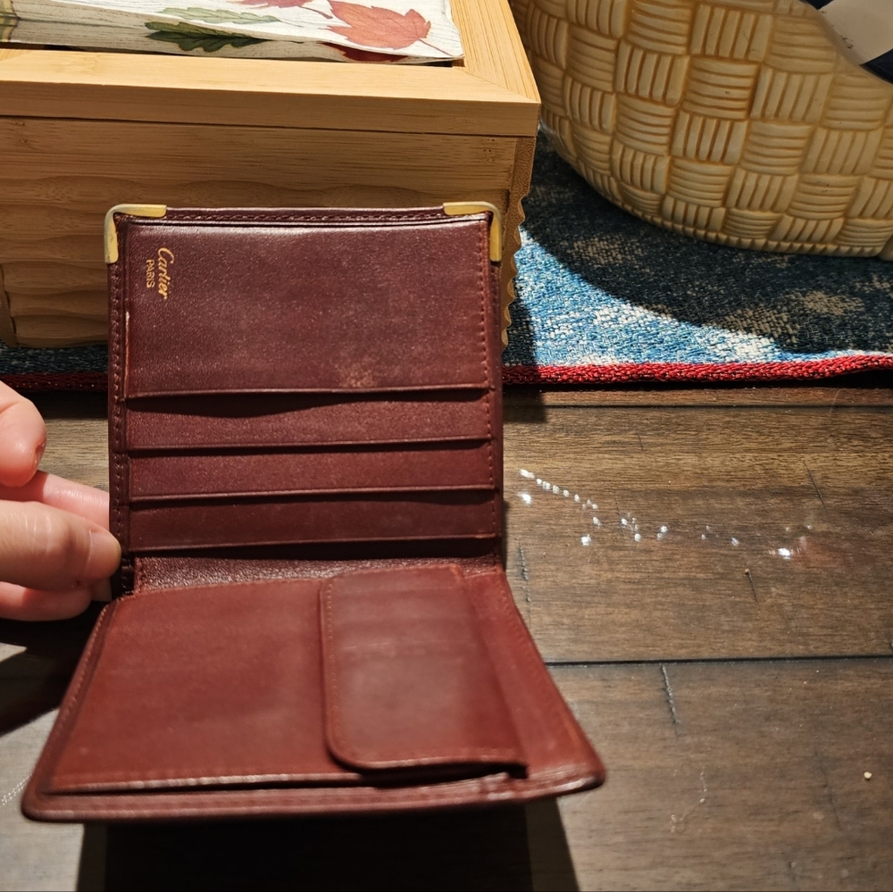 Cartier Wallet, With Authentication Card, Great C… - image 3